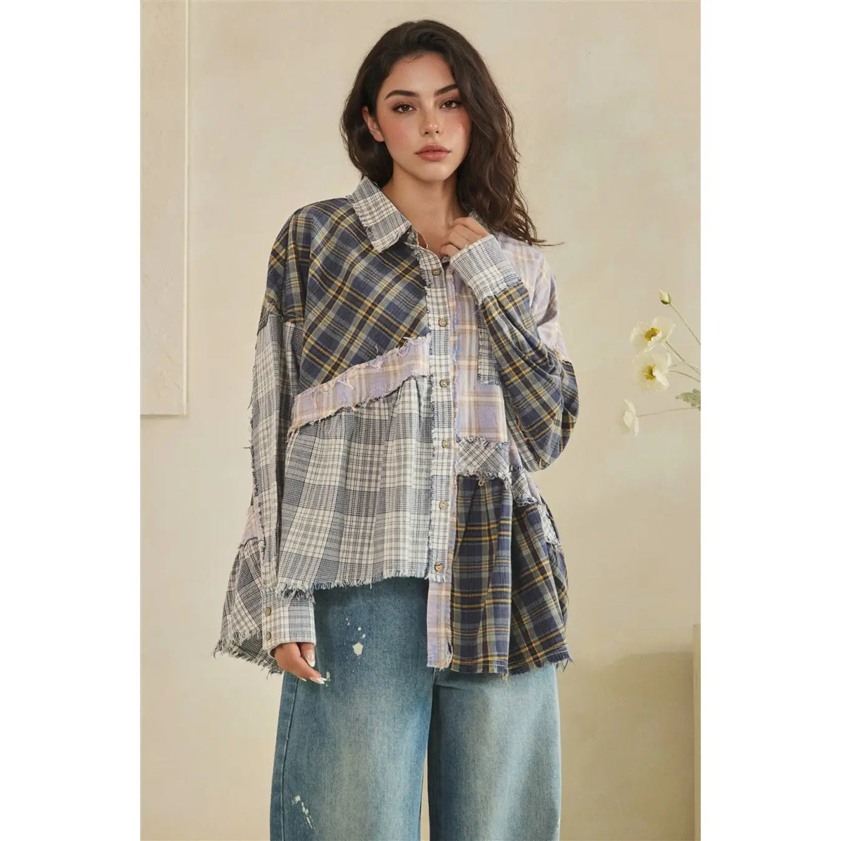Ptchwrk Flnl Buttondown Shirt