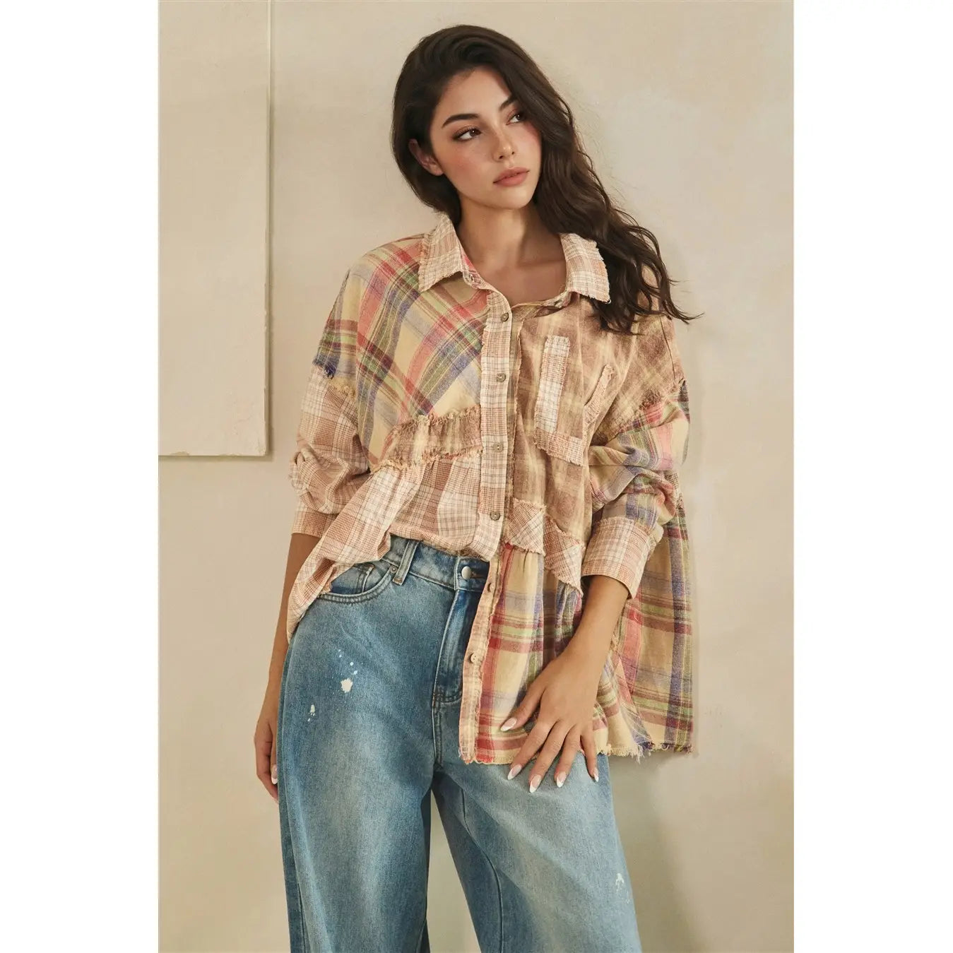 Ptchwrk Flnl Buttondown Shirt