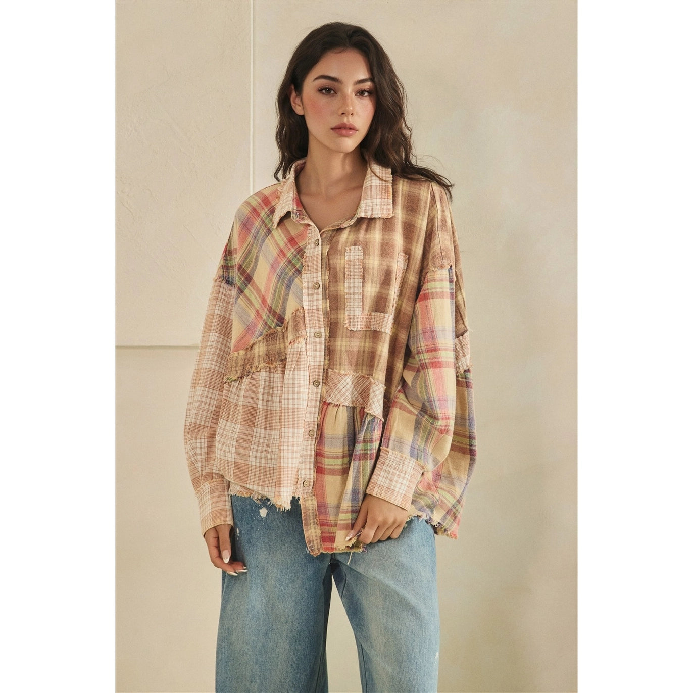 Ptchwrk Flnl Buttondown Shirt