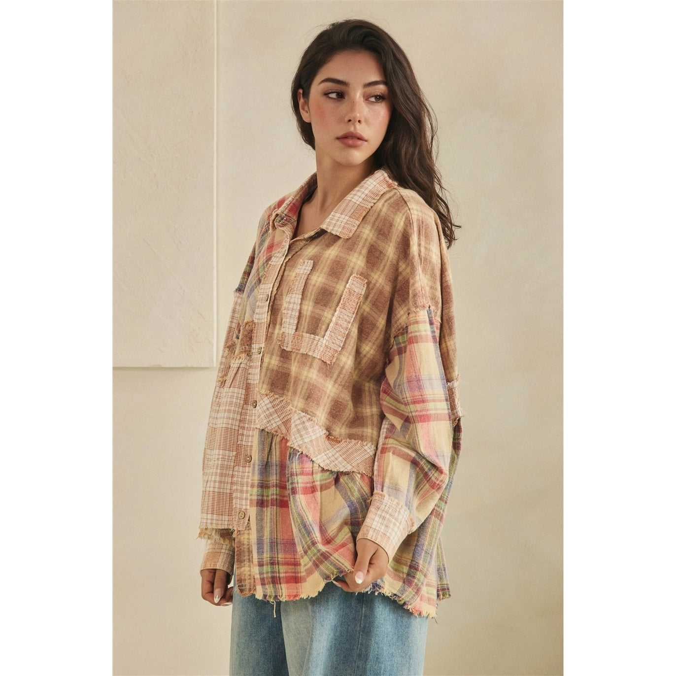 Ptchwrk Flnl Buttondown Shirt