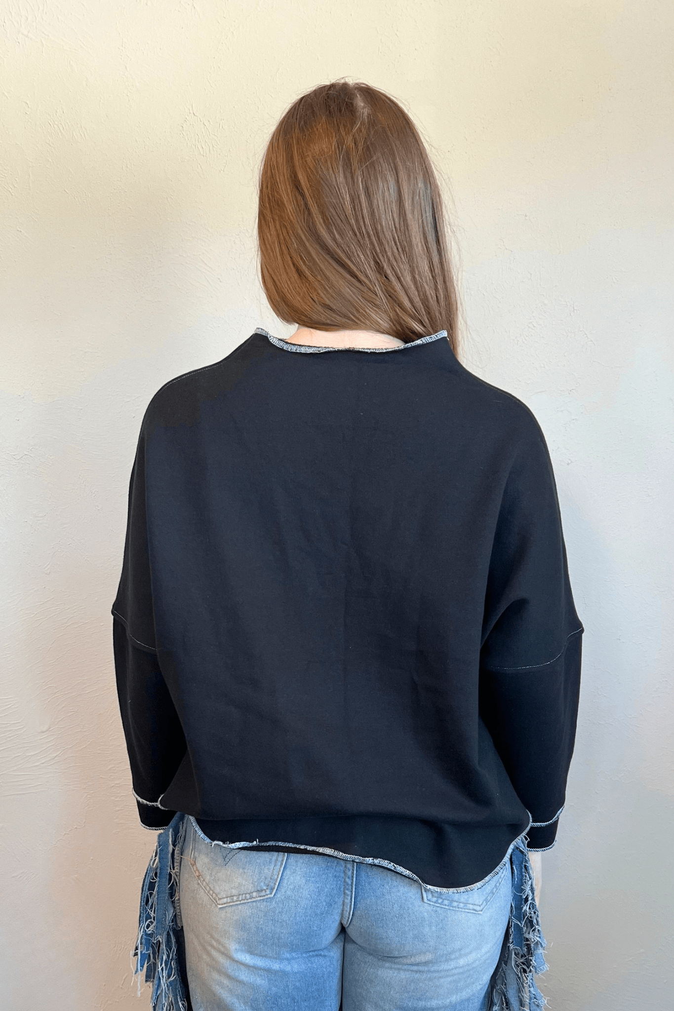 Black & White Pearl Pullover