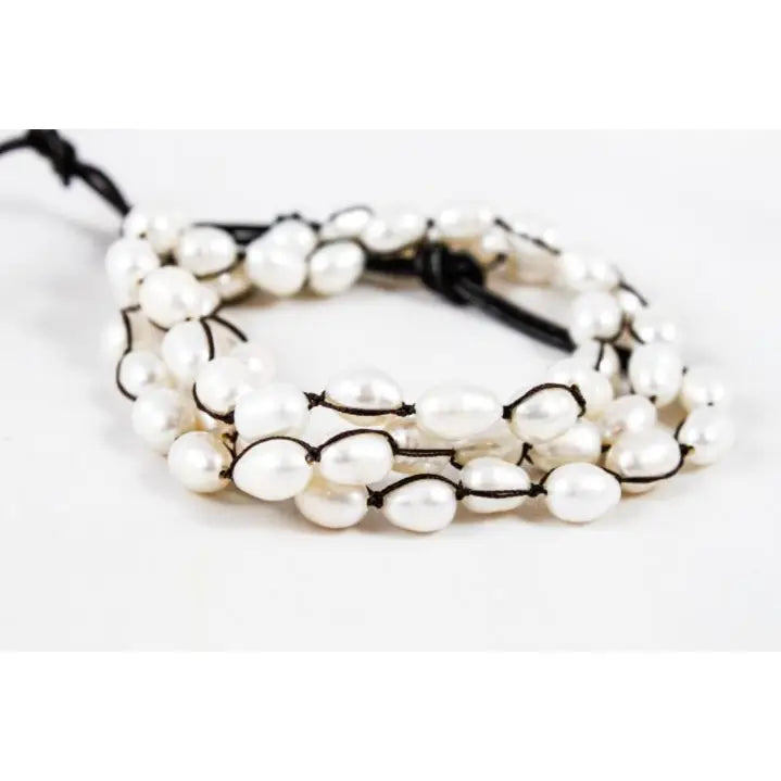 Pearl Convertible Crochet Necklace - Short