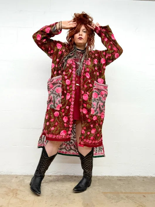 Phulkari Kimono
