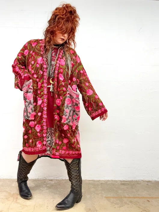 Phulkari Kimono