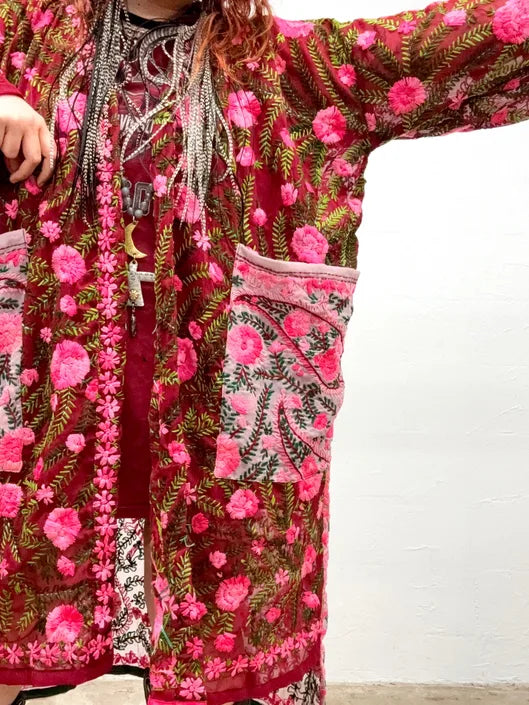 Phulkari Kimono