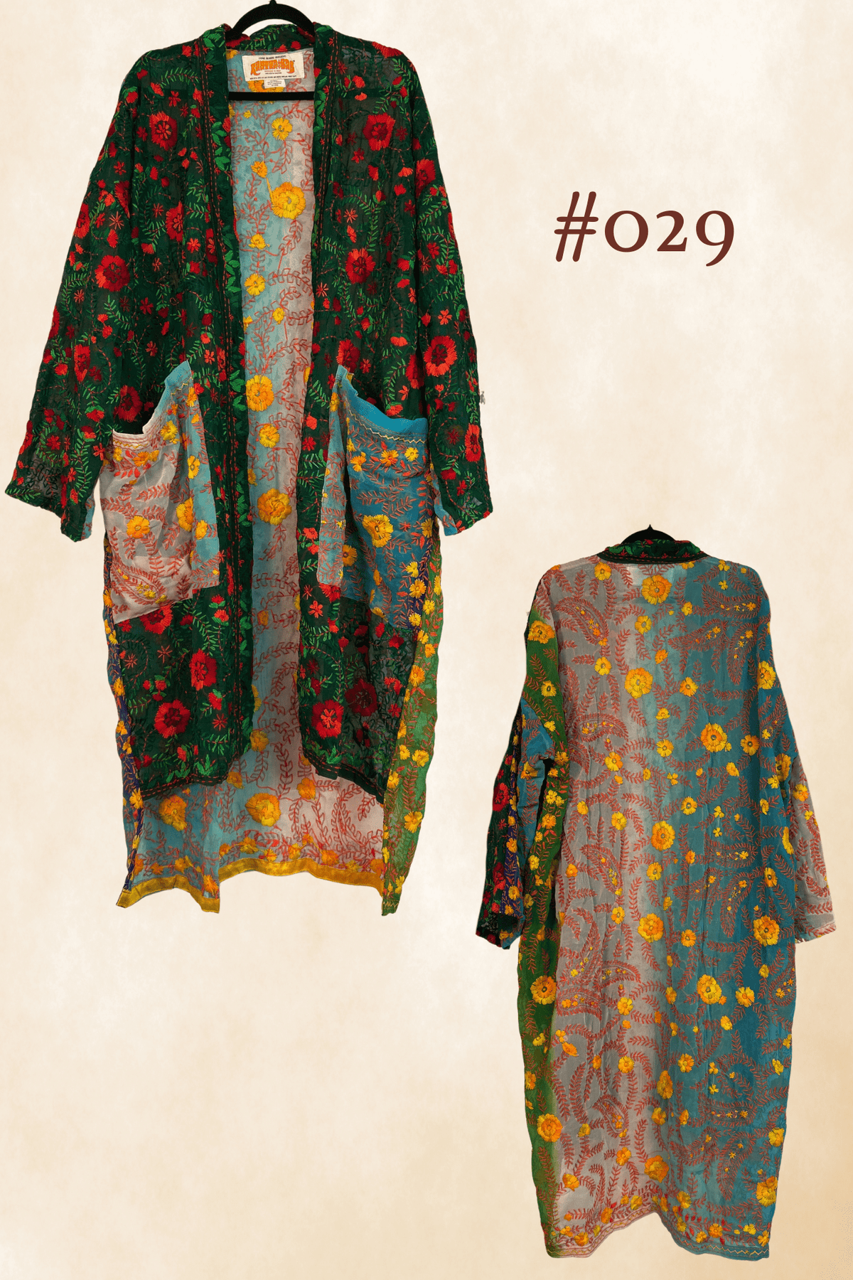 Phulkari Kimono