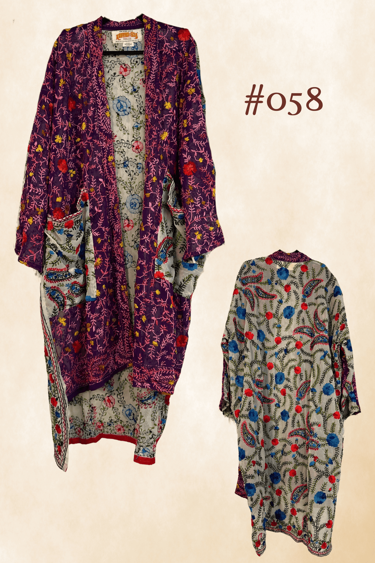 Phulkari Kimono