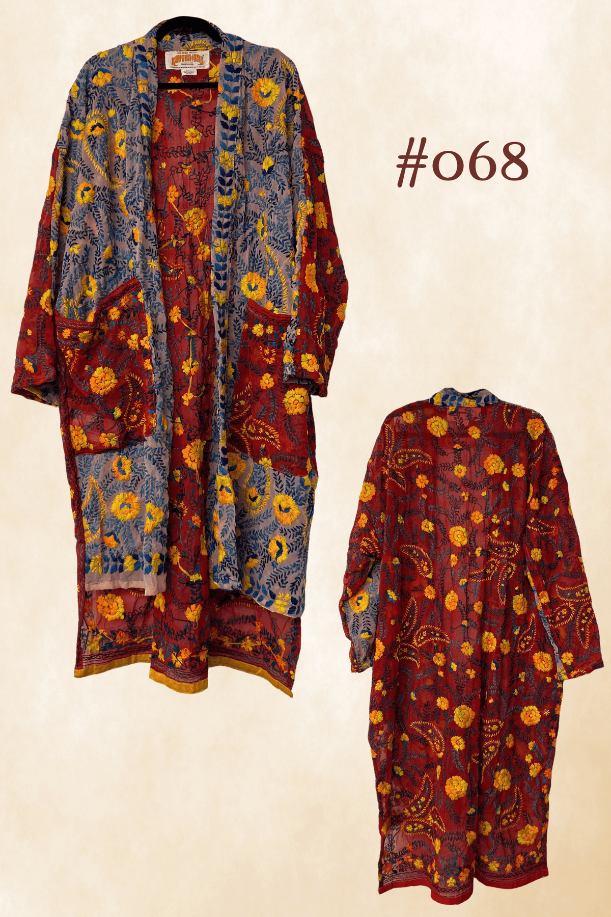 Phulkari Kimono
