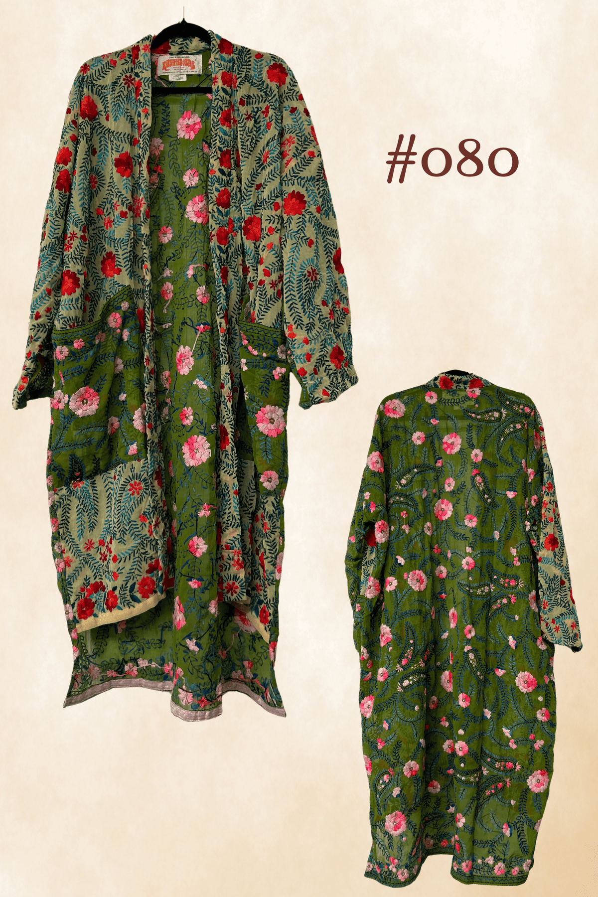 Phulkari Kimono
