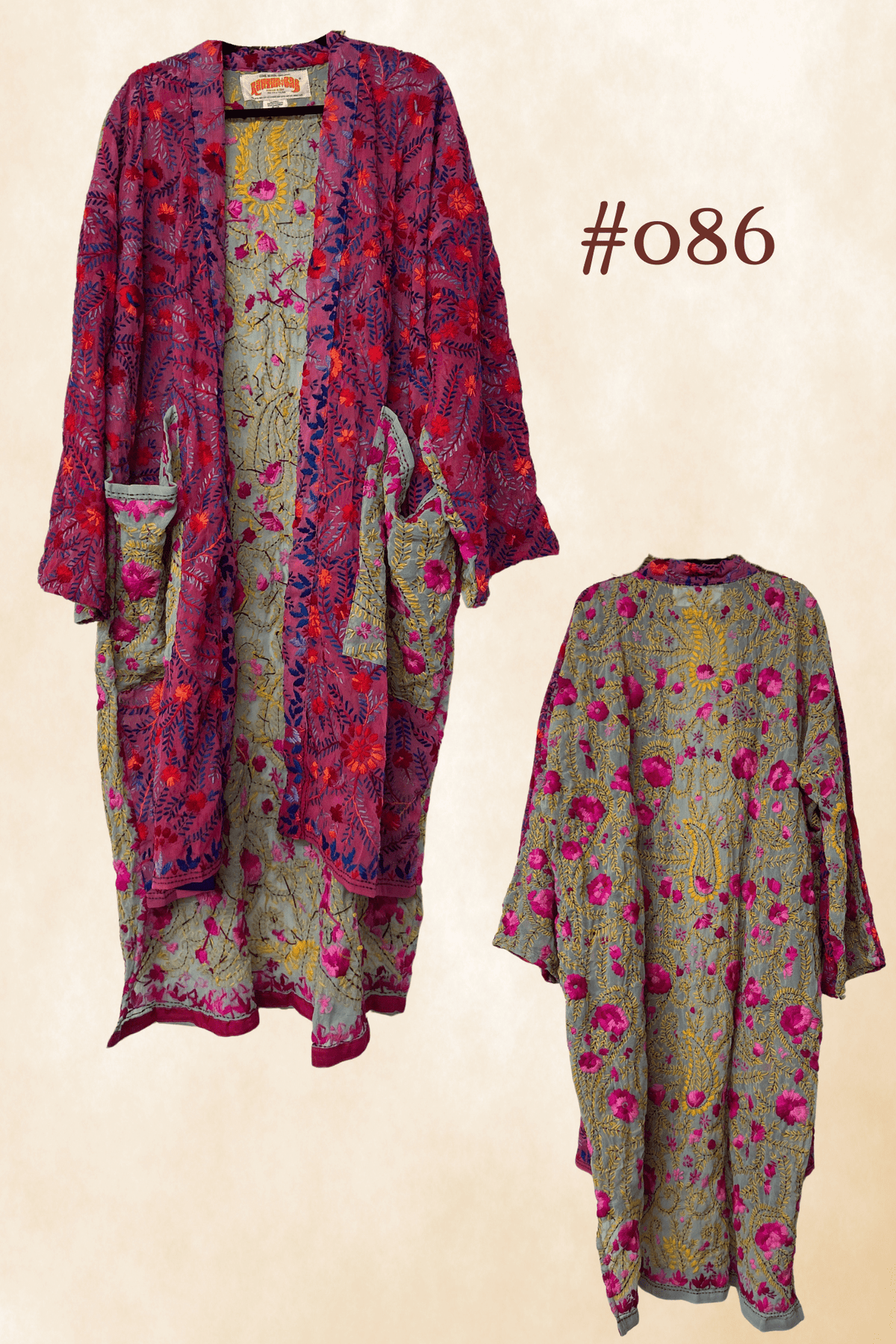 Phulkari Kimono