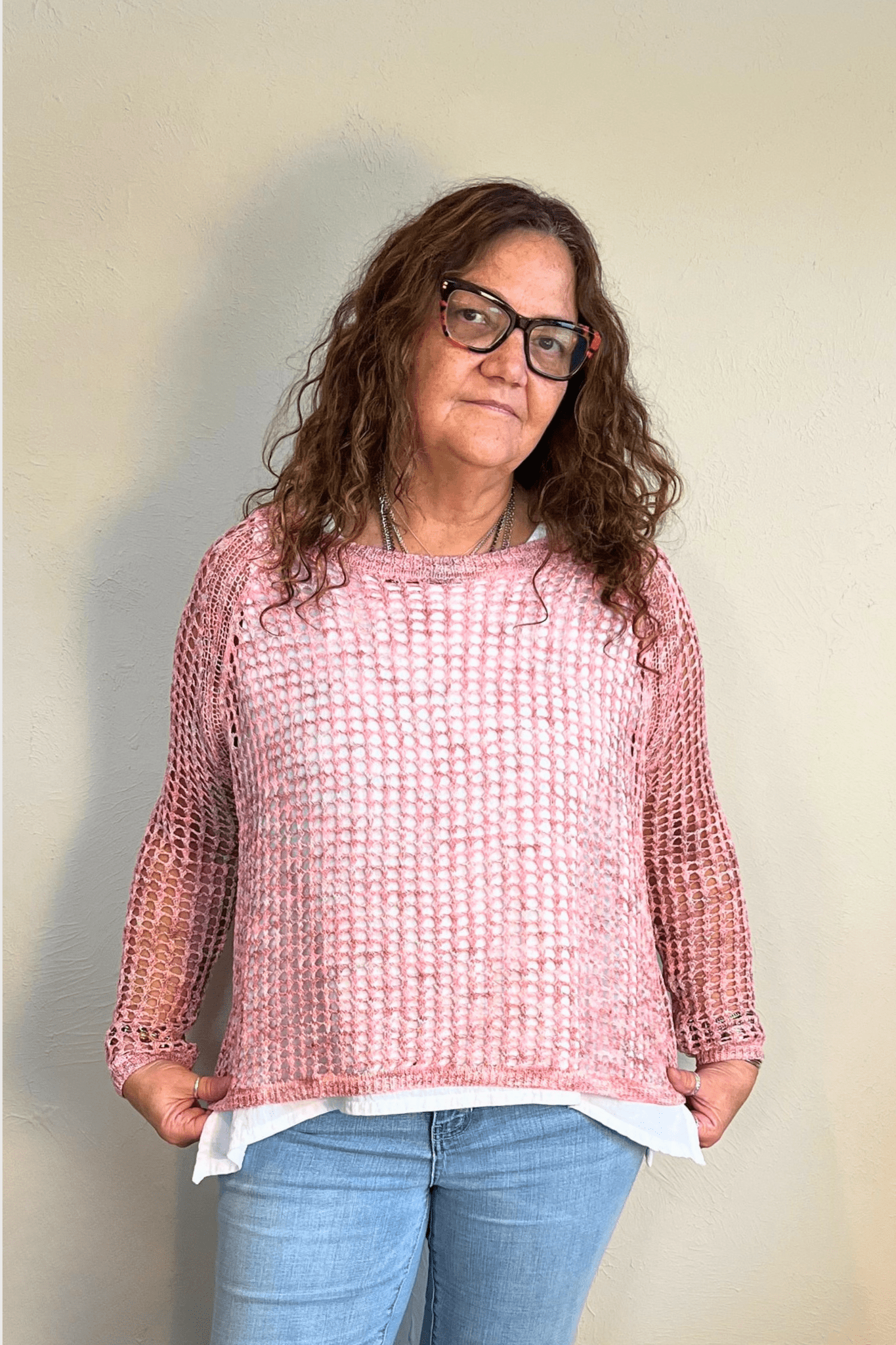 Fresh Mesh Sweater