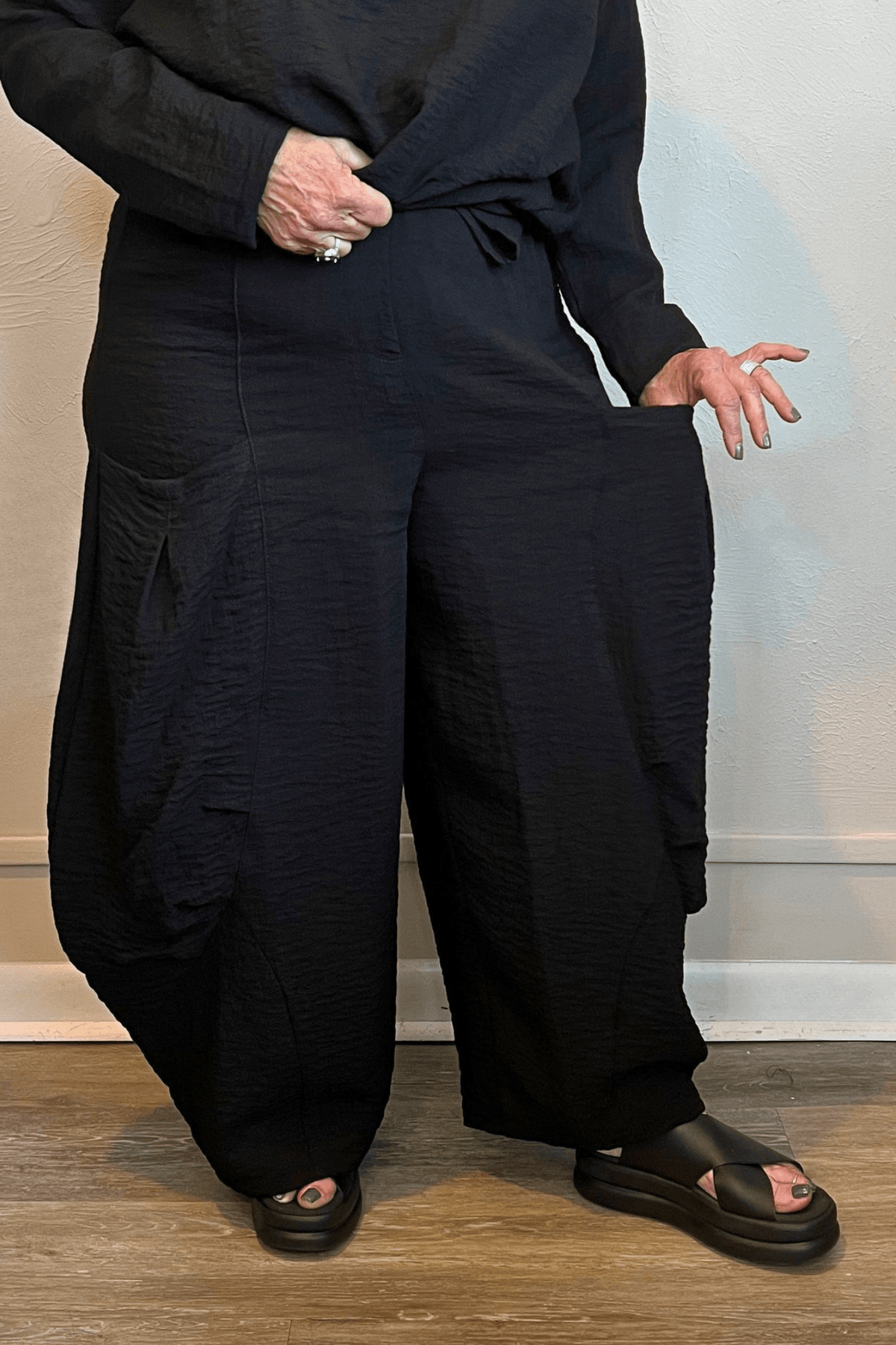Double Pocket Pant - Black