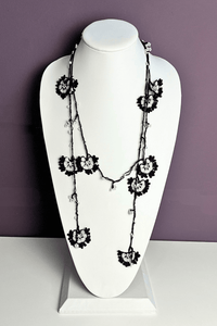 Pomegranate Lariat Necklace
