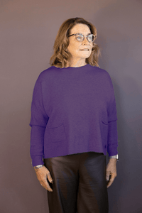 Jodie 2 Pocket Crop Sweater