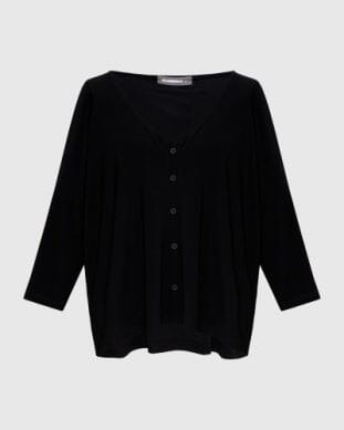 Relaxed Crop Cardigan