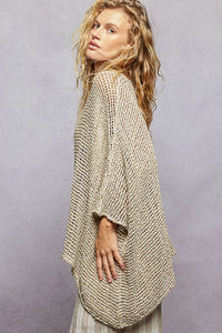 Relaxed Loose Knit Top