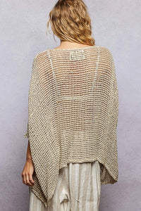 Relaxed Loose Knit Top