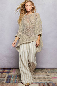 Relaxed Loose Knit Top