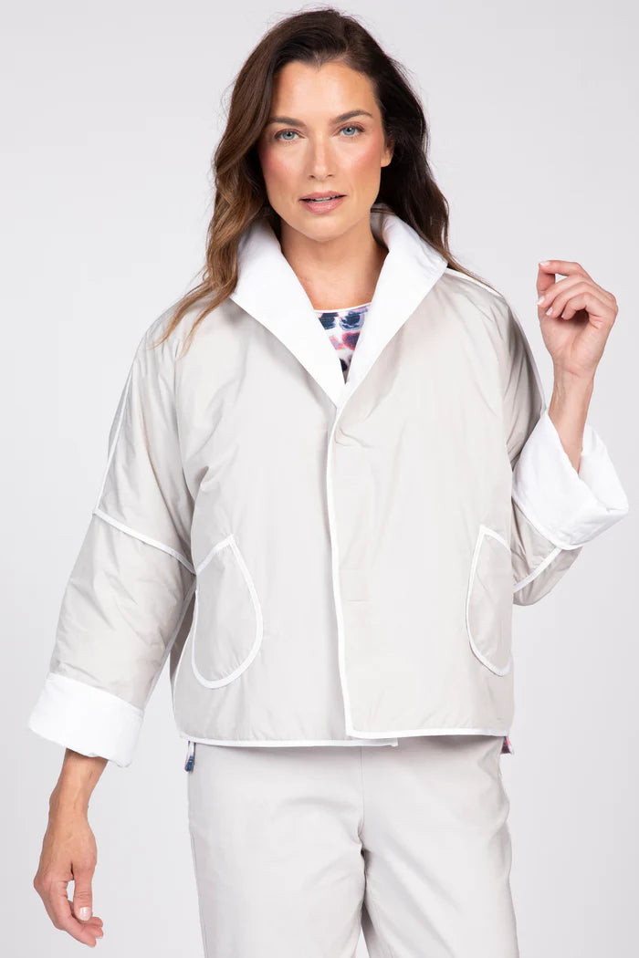 Reversible Shawl Jacket