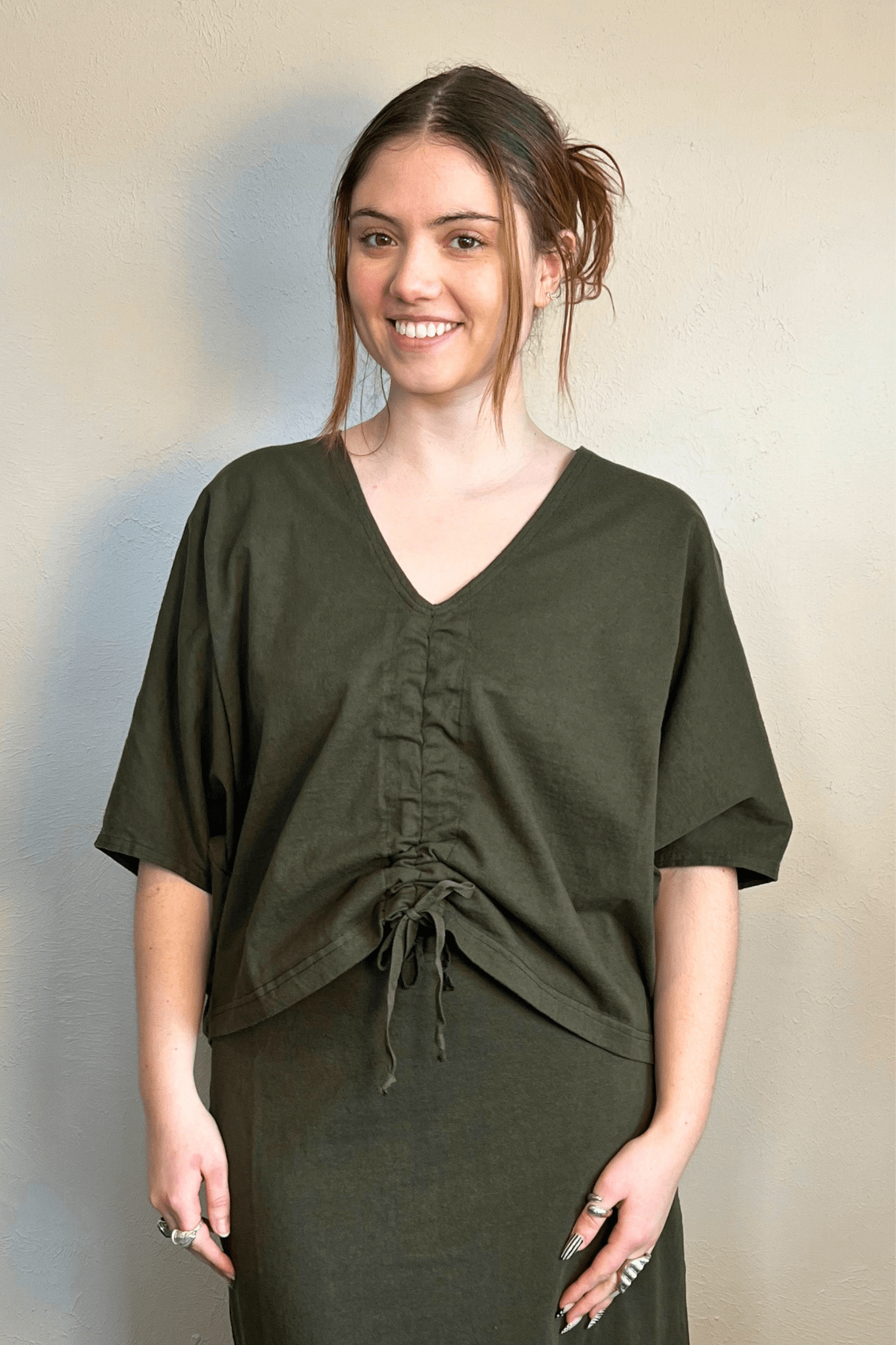 Ria Shirt - Peppercorn