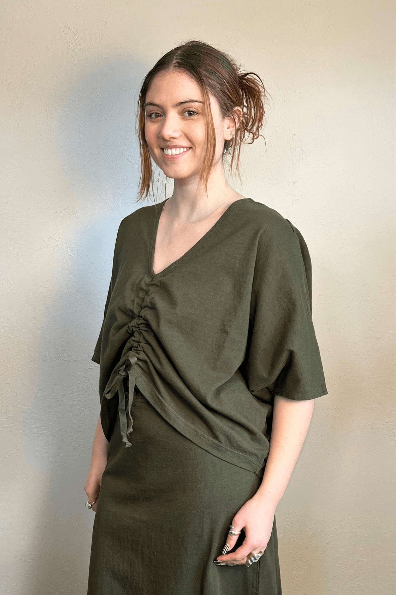 Ria Shirt - Peppercorn