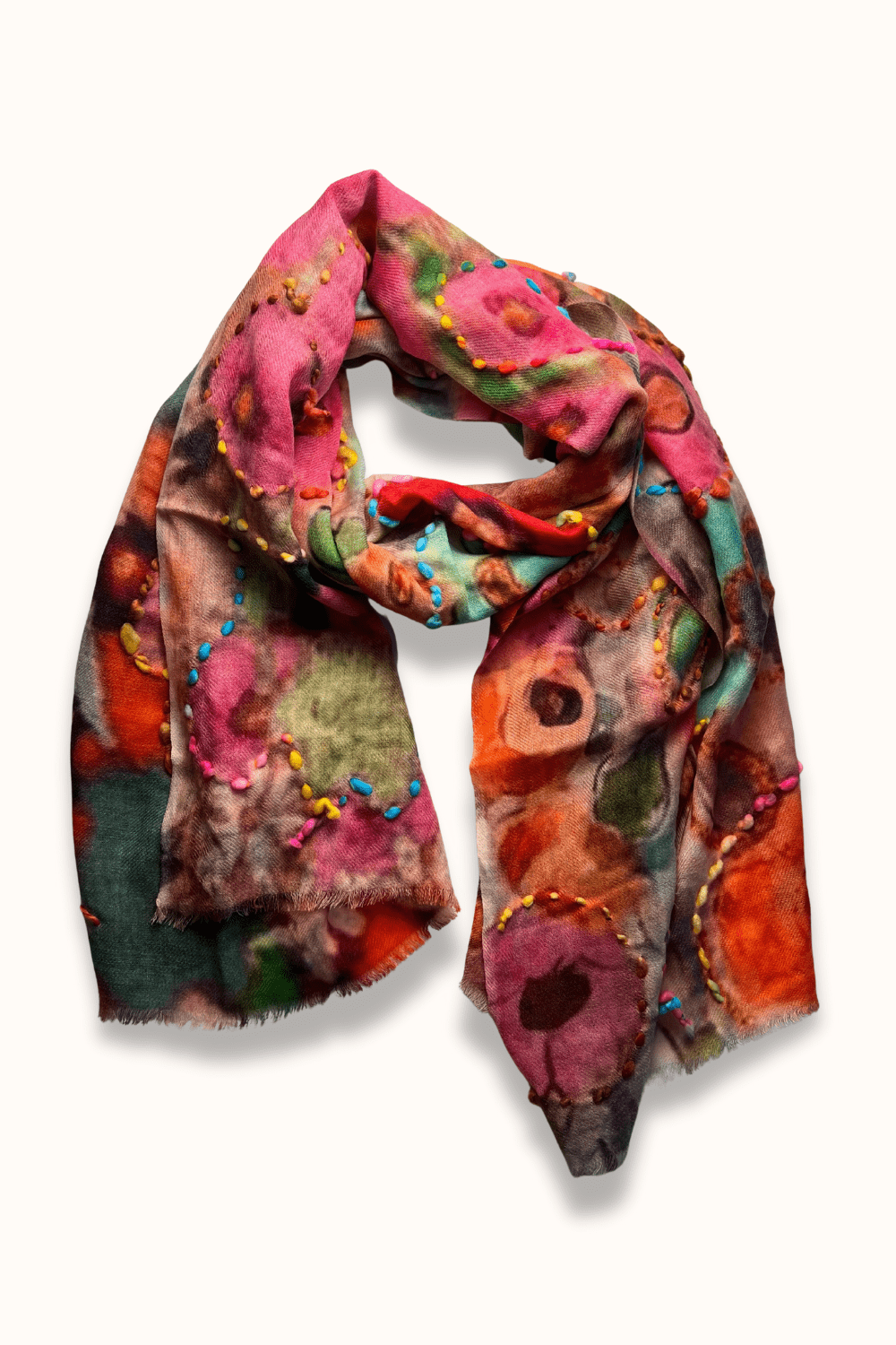 Rosebloom Abstract Scarf