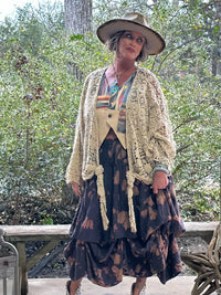 Plum Ruffled Up Skirt