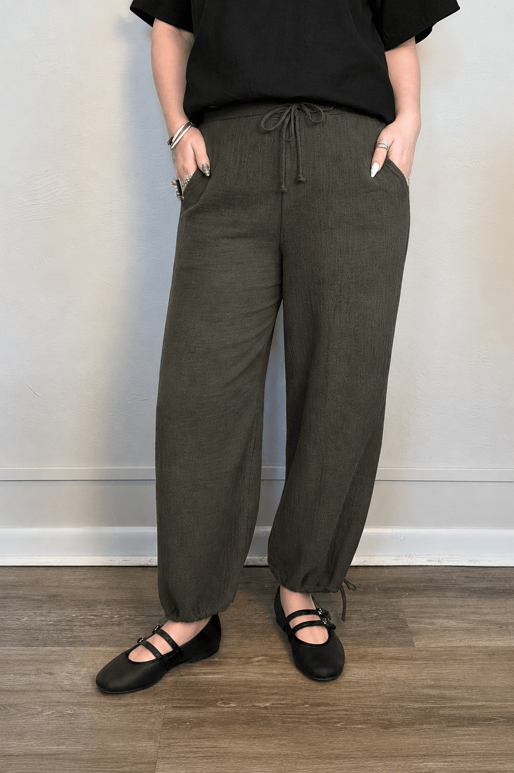 Sasha Pant - Peppercorn