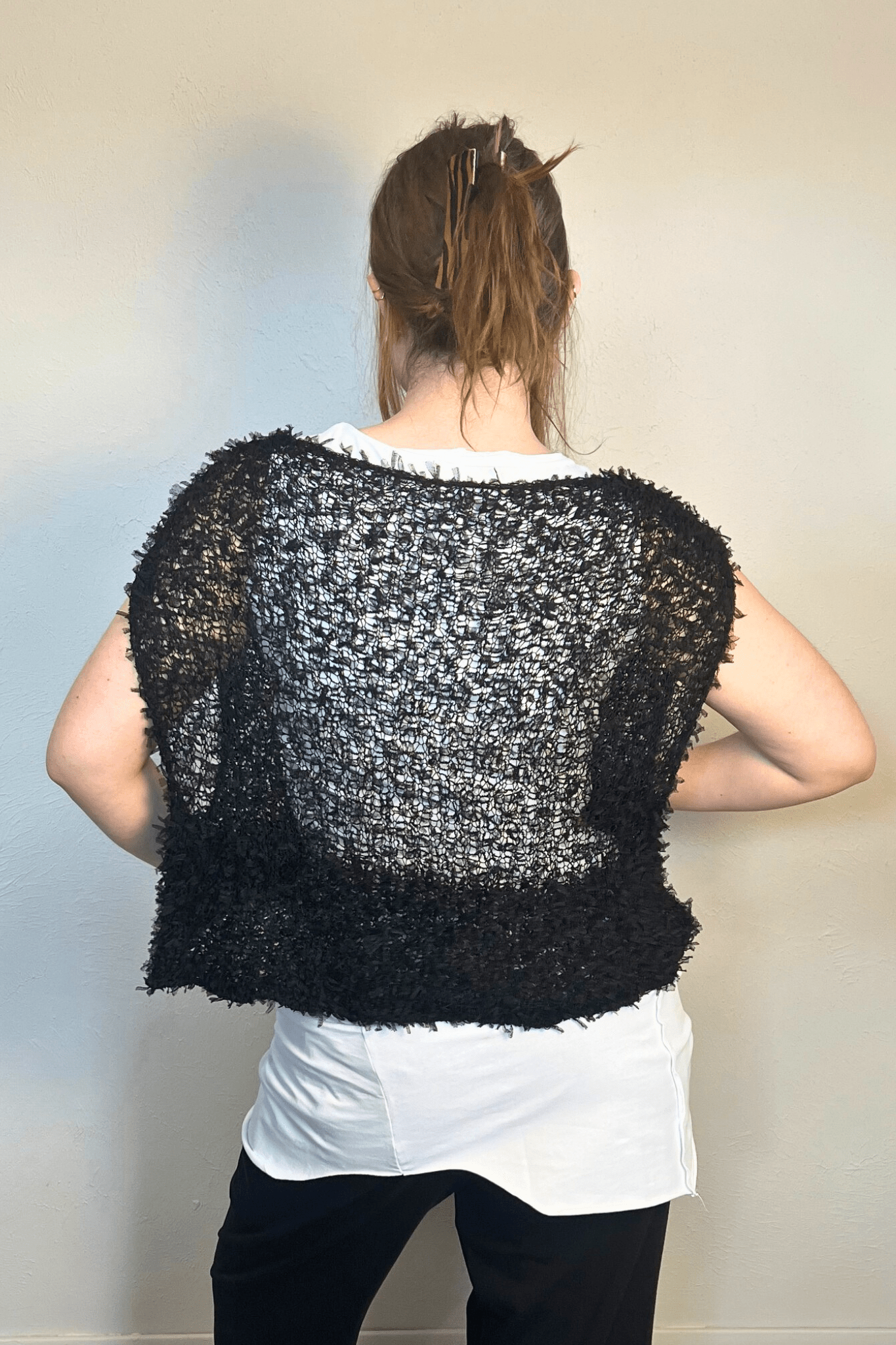 Sheer Knit Topper