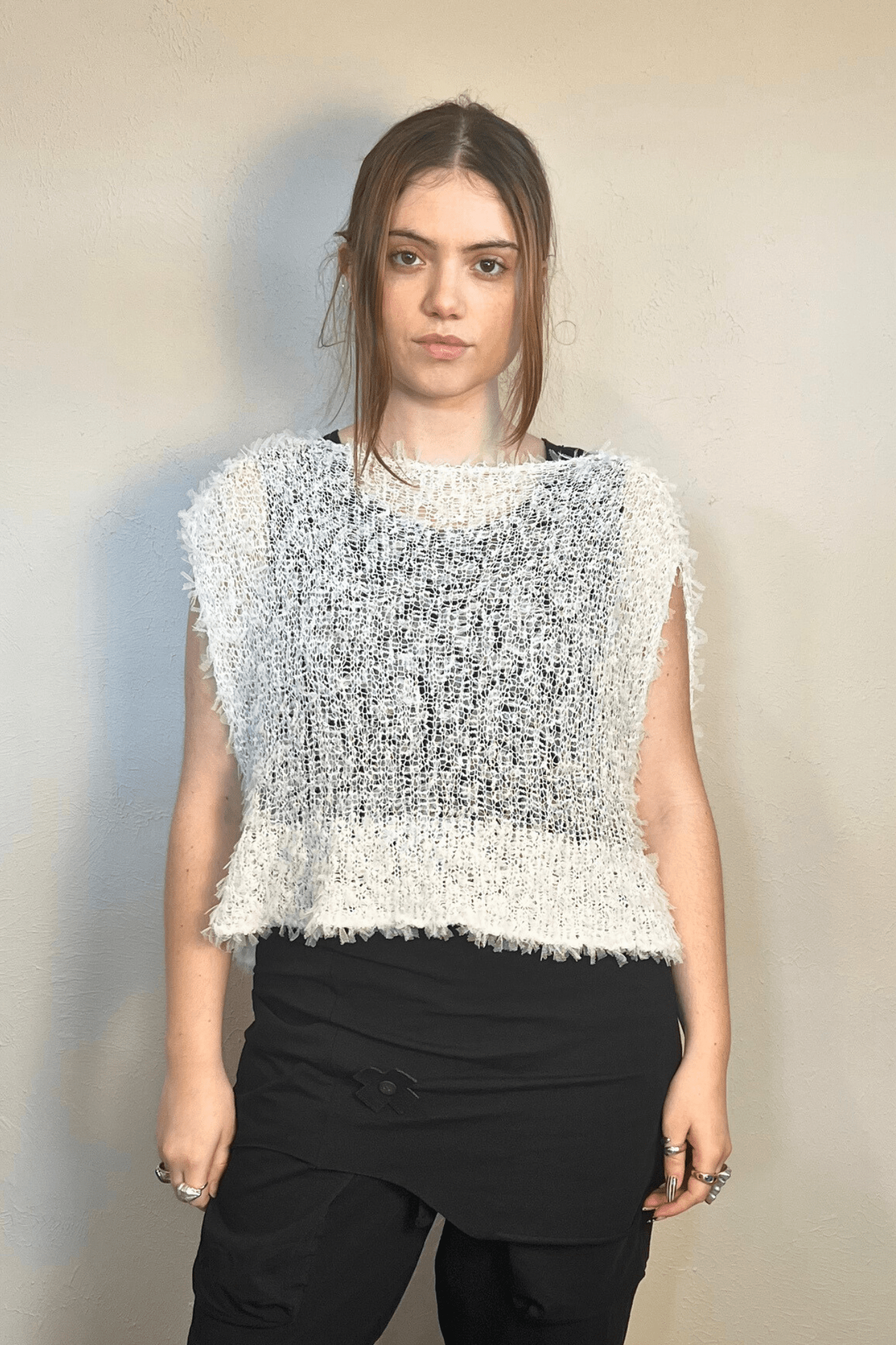 Sheer Knit Topper