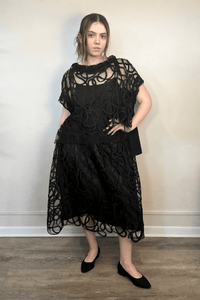 Sheer Mesh Panel Top