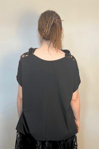Sheer Mesh Panel Top