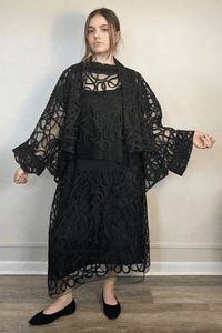 Sheer Mesh Shrug