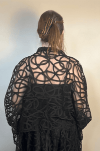 Sheer Mesh Shrug
