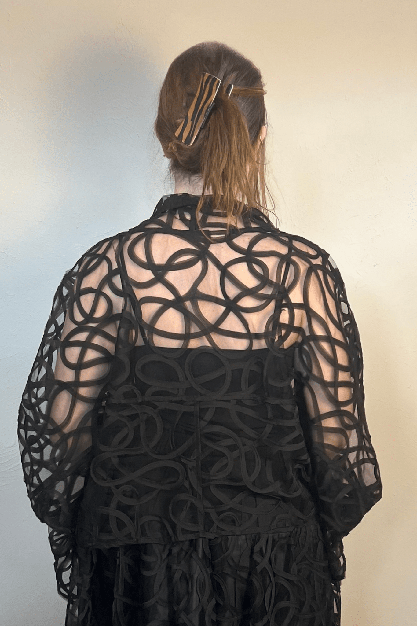 Sheer Mesh Shrug