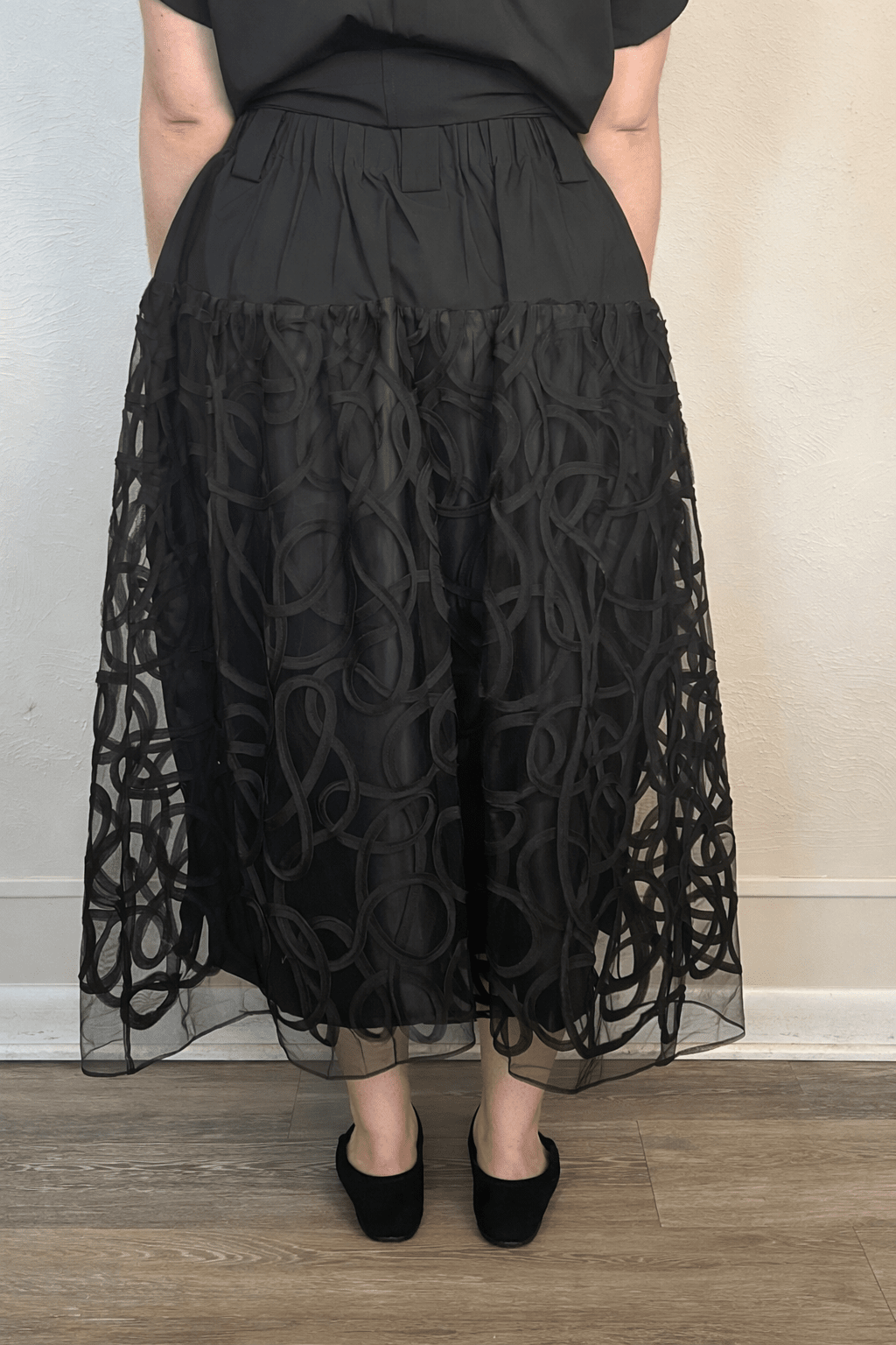 Mesh Panel Skirt