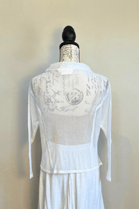 Sheer Tiered Hem Jacket