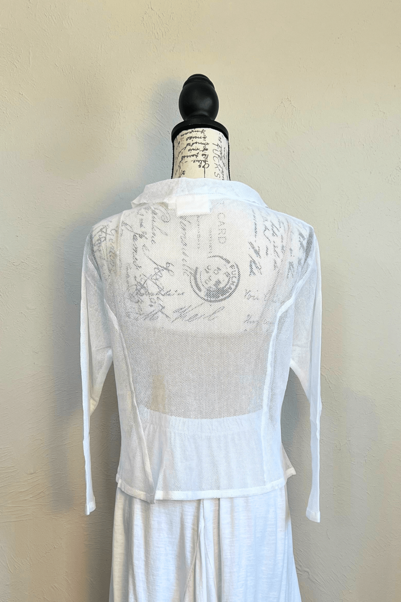 Sheer Tiered Hem Jacket