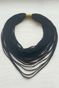 Short Multi-Strand Solid Necklace