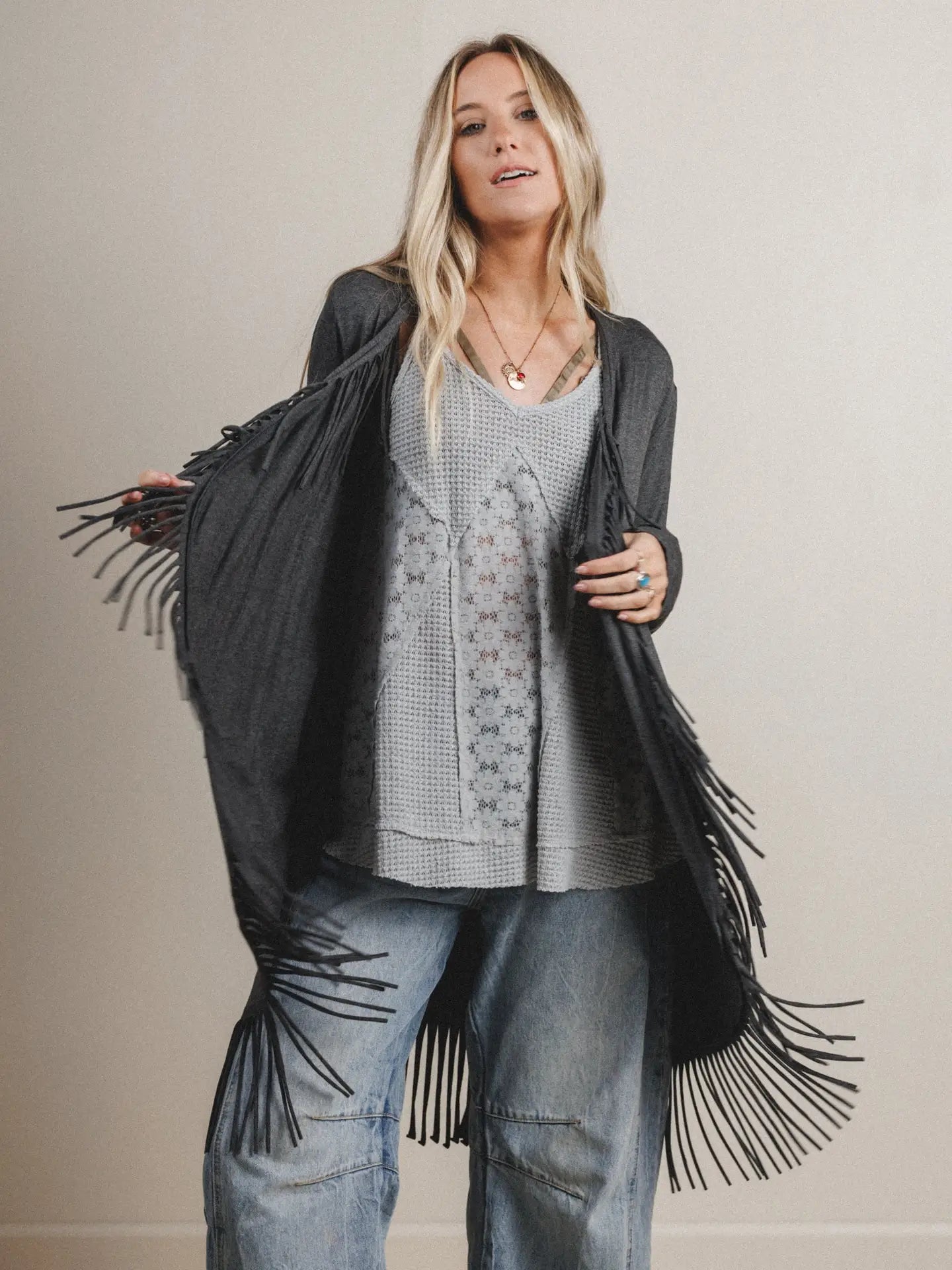 Showstopper Fringe Cardigan