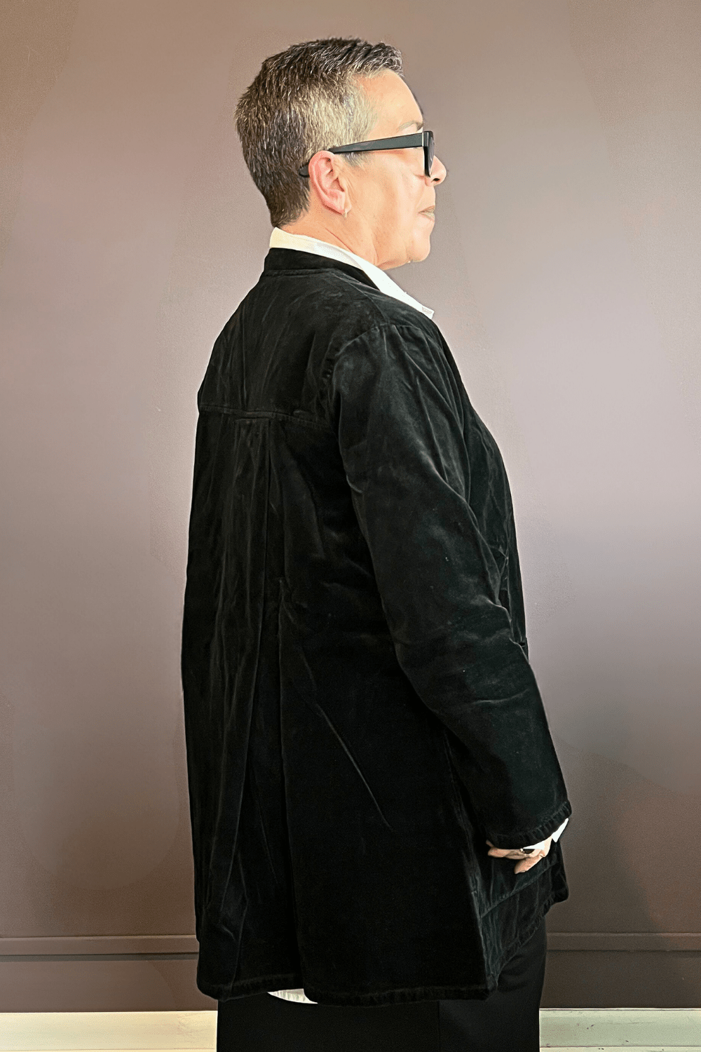 Single Pleat Swing Jacket