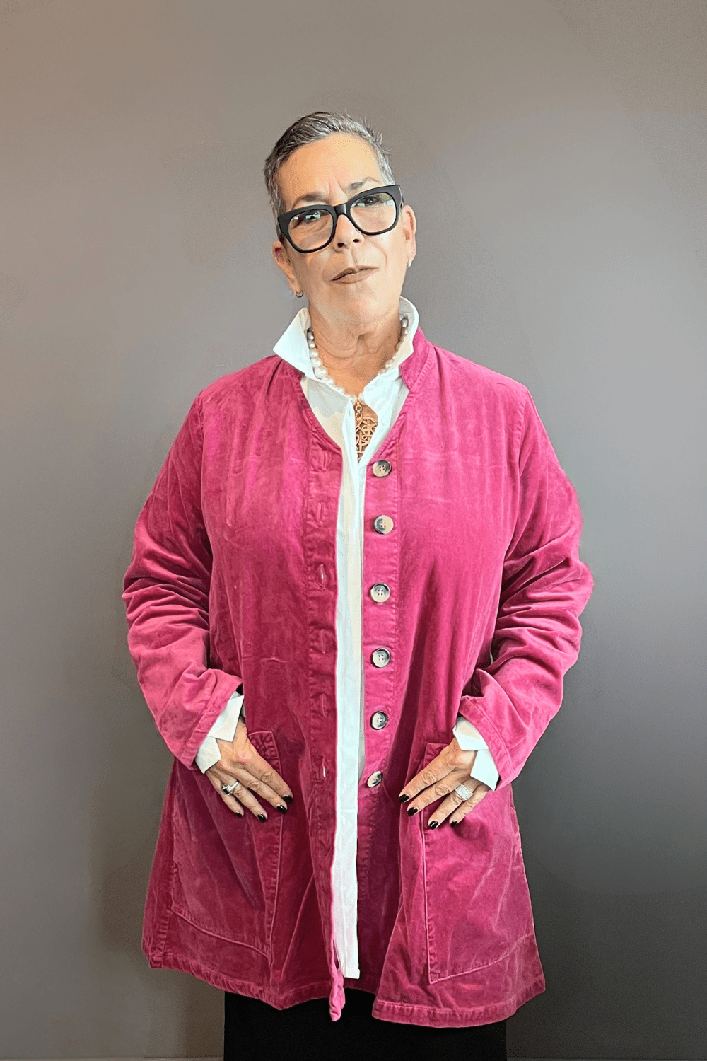 Single Pleat Swing Jacket