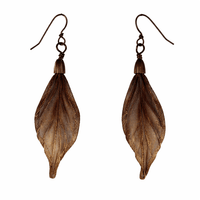 Small Poppy Leaf Earring