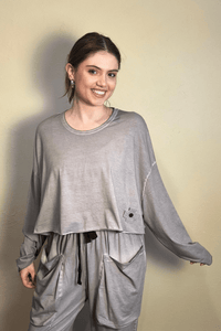 Snuggle Shirt - Cement