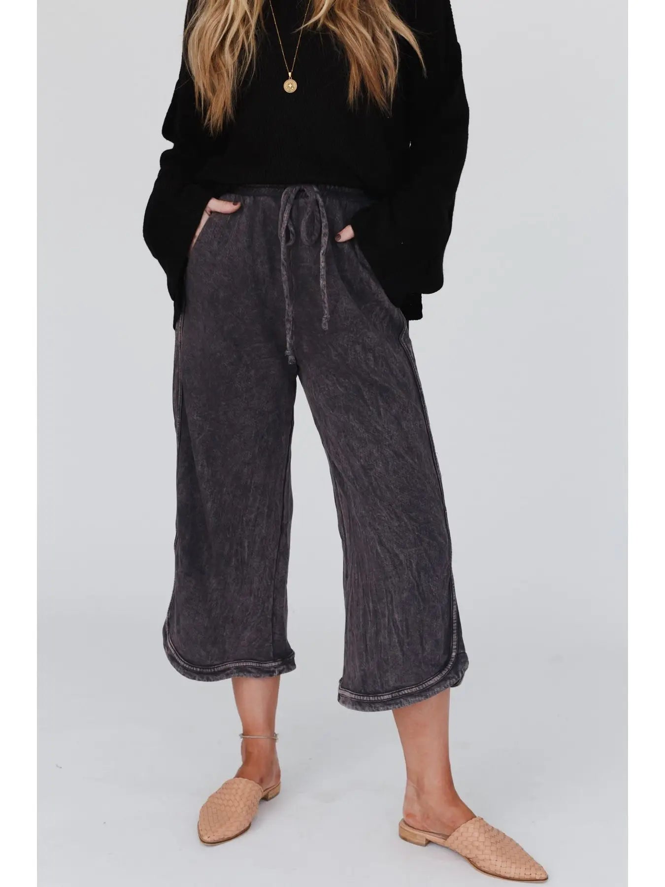 So Comfy Wide Leg Crop Pant