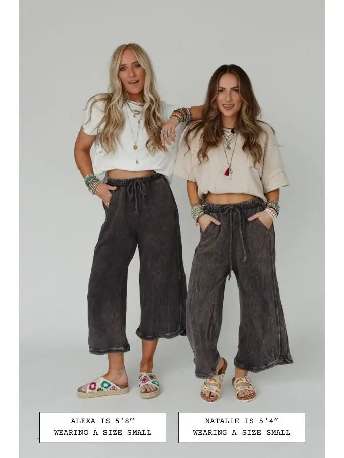 So Comfy Wide Leg Crop Pant