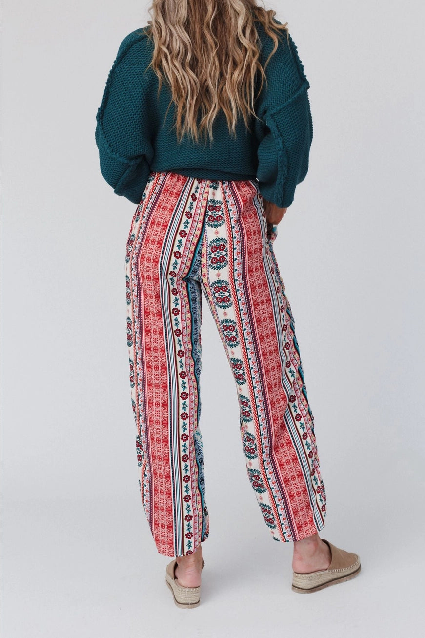 Staycation Wide-Leg Drawstring Pant