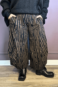 Stripe Balloon Trousers