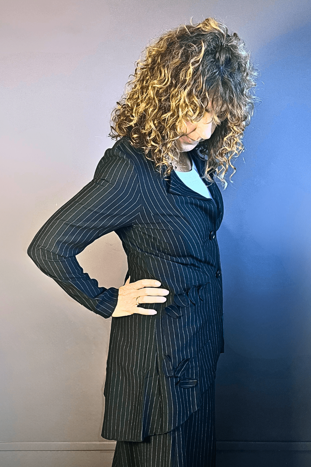 Pinstripe Tail Jacket
