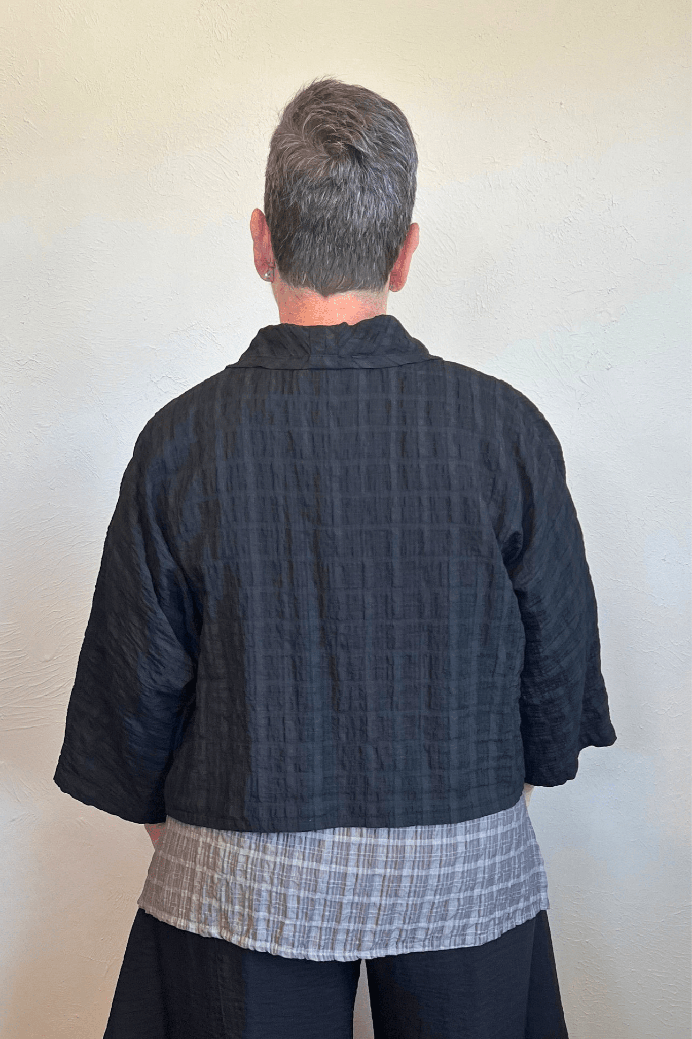 Textured Shrug - Black